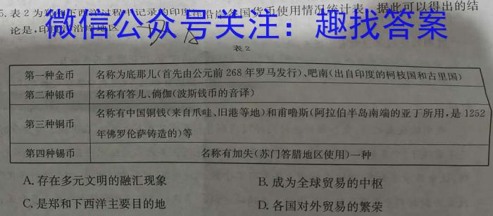 ［辽宁三模］2022-2023学年度下学期高三第三次模拟考试历史