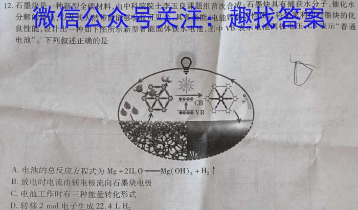 2023届高三5月联考(578C-甲卷)化学