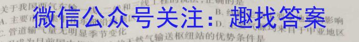 2023年安徽省中考冲刺卷(二)s地理