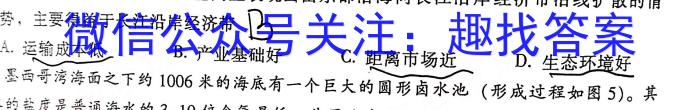 强基路985天机密卷 2023年普通高等学校统一招生模拟考试(新高考全国Ⅰ卷)(五)5q地理