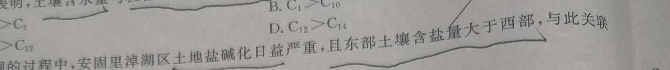 陕西省临渭区2023年九年级中考模拟训练(二).地理