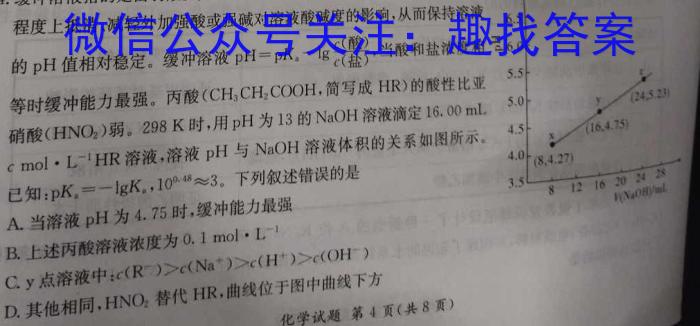 2023届北京专家信息卷 押题卷(二)化学