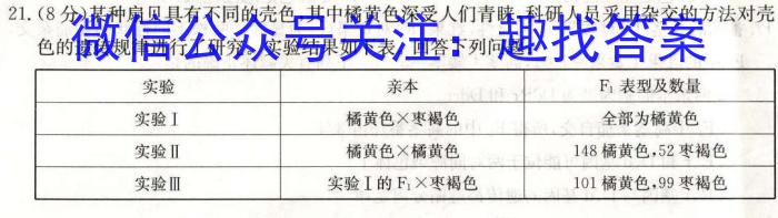 辽宁省2024-2023学年高二7月联考(23-528B)生物