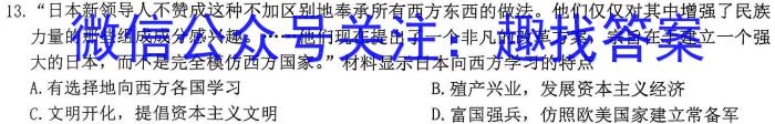 2023届全国百万联考老高考高三5月联考(5001C)历史试卷