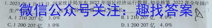 2023届中考导航总复习·模拟·冲刺·二轮模拟卷(四)4地理.