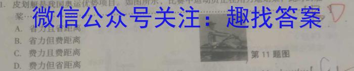 金考卷·2023年普通高招全国统一考试临考预测押题密卷(新)l物理
