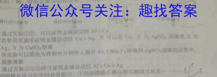 一步之遥 2023年河北省初中毕业生升学文化课考试模拟考试(八)化学