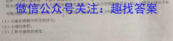 2023年广东大联考高二年级5月联考物理`