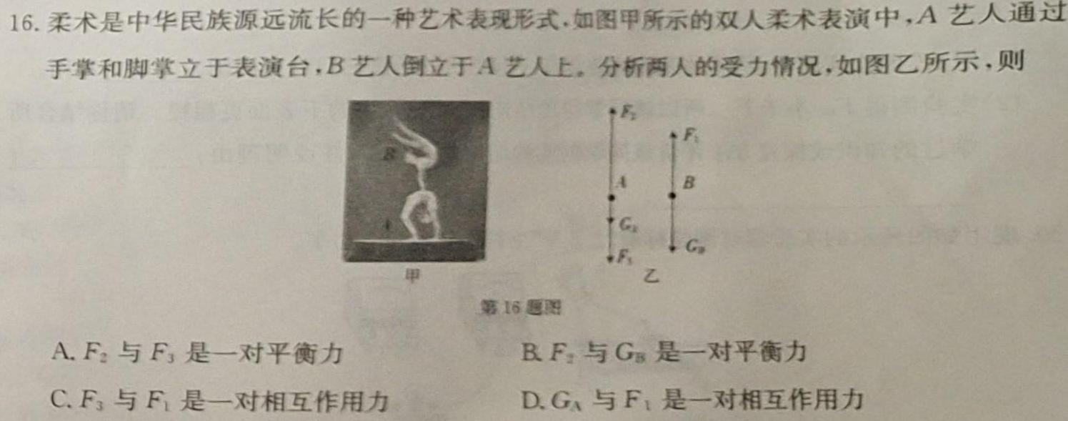河南省2022~2023学年度八年级下学期期末综合评估 8L HEN-物理