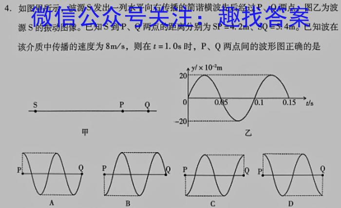 2023年高三学业质量检测 全国乙卷模拟(三)物理`