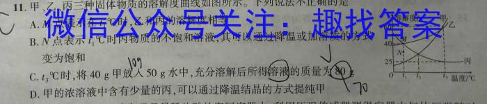 2023年湖南新高考教学教研联盟高二5月联考化学