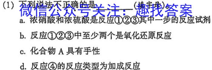 2023年大连市高三适应性测试化学