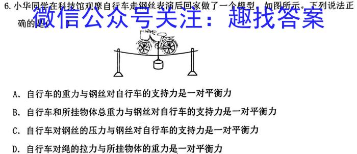 2023届普通高校招生全国统一考试·NT精准考点检测重组卷(全国卷)(二)f物理