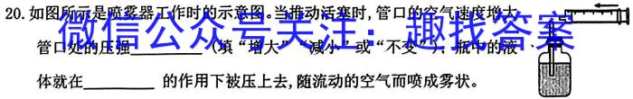 [启光教育]2023年河北省初中毕业生升学文化课模拟考试(二)(2023.5)物理`