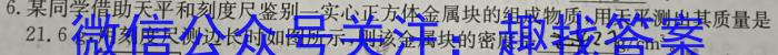 2023年江西省南昌市中考一调考试.物理