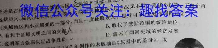 2023年河北大联考高三年级5月联考（578C·HEB）历史