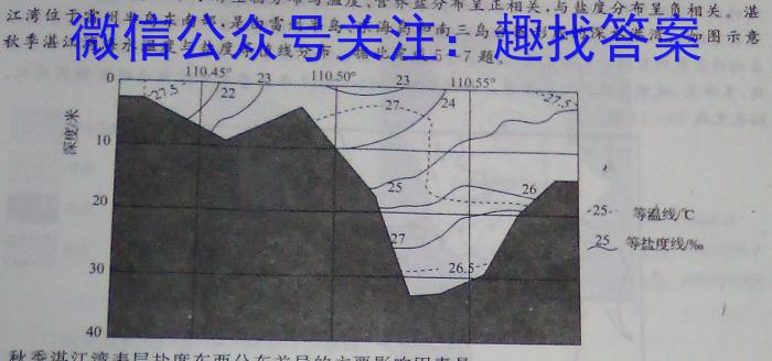 天一大联考 2023年普通高等学校招生全国统一考试预测卷(5月)地理.