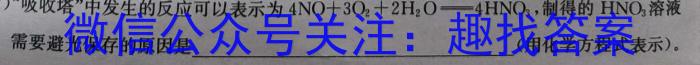 2023年普通高等学校招生全国统一考试·专家猜题卷(一)化学