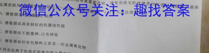 新时代NT名校联合体2024-2023学年高二第二学期期中考试化学