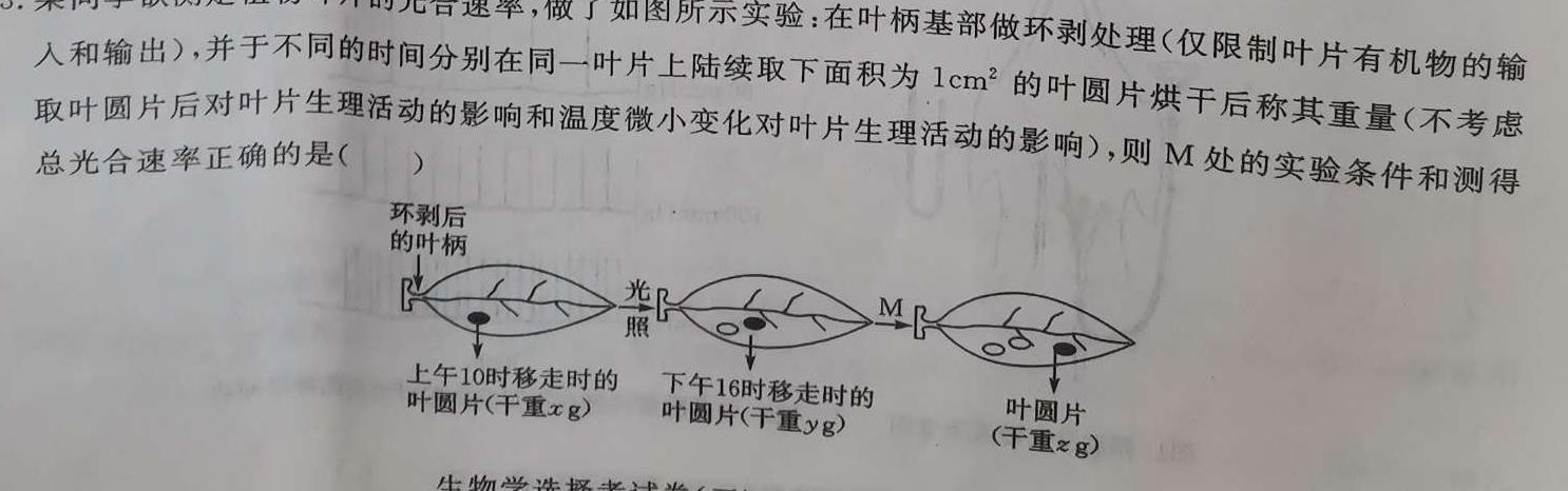 2022-2023学年山东省高二质量检测联合调考(23-504B)生物