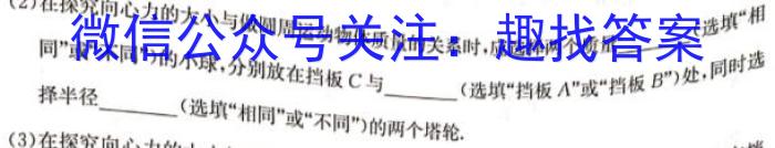 2023年陕西省初中学业水平考试·模拟联考卷A.物理