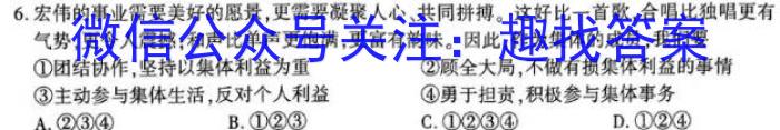 安徽省2022~2023学年度皖北县中联盟5月联考(3451C)地理.