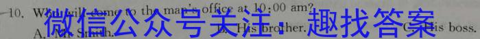 2023届陕西省九年级教学质量检测(正方形包黑色菱形)英语