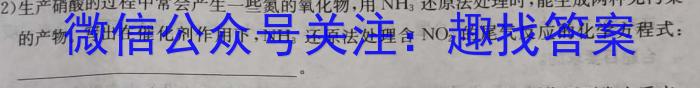 2023年陕西省初中学业水平考试模拟试卷T2化学