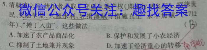 安徽省芜湖市无为市2022-2023学年九年级中考模拟检测（二）（政治）