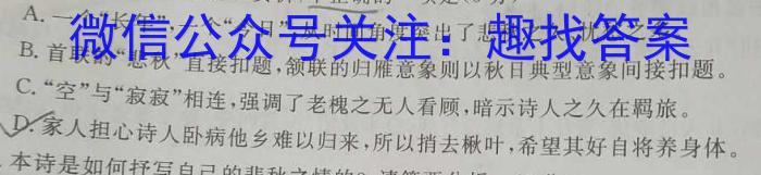 安徽省宿州市萧县2022-2023学年度第三次模考语文