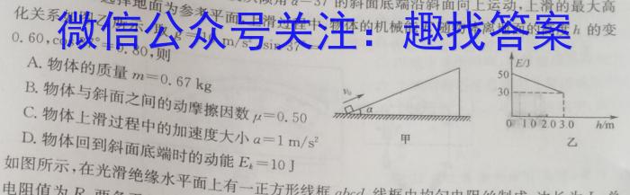 2023年普通高等学校招生全国统一考试·临门猜题卷(二)f物理