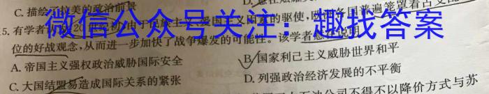 [邵阳三模]2023年邵阳市高三第三次联考历史