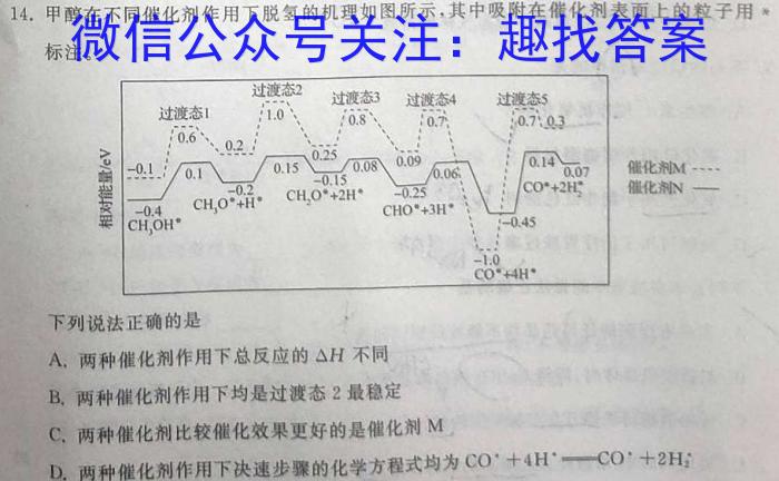 2023年东北三省四市教研联合体高考模拟试卷(二)2化学