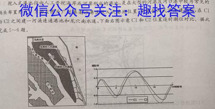 四川省高中2023届毕业班高考冲刺卷(一)q地理