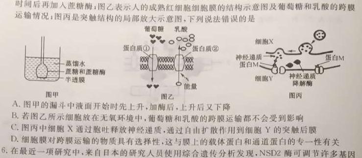 山西省2022~2023学年度七年级阶段评估(G）【R-RGZXE SHX (七) 】生物