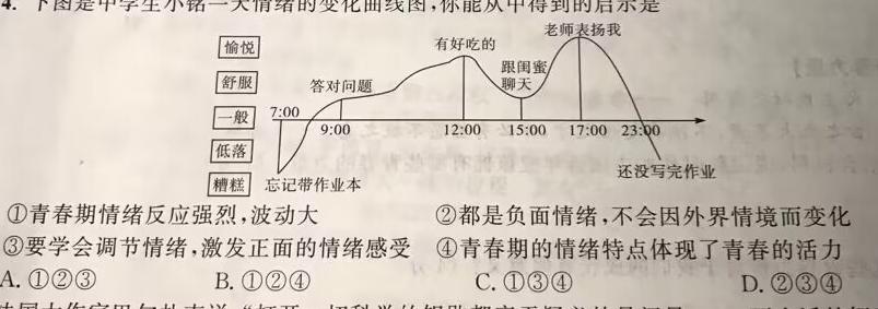 2023年高三学业质量检测 全国乙卷模拟(二)政治y