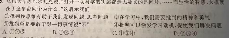 耀正文化 合肥八中2023届最后一卷.地理