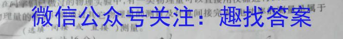 陕西省2023年九年级教学质量检测B（圆圈横线）f物理