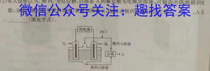 强基路985天机密卷 2023年普通高等学校统一招生模拟考试(新高考全国Ⅰ卷)(四)4化学
