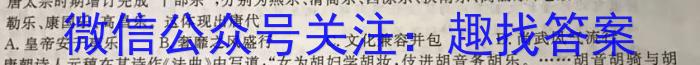 江淮名卷·2023年安徽中考押题卷（二）历史