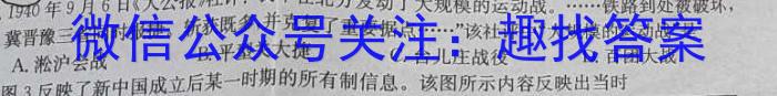 ［晋一原创模考］山西省2023年初中学业水平模拟试卷（八）政治s