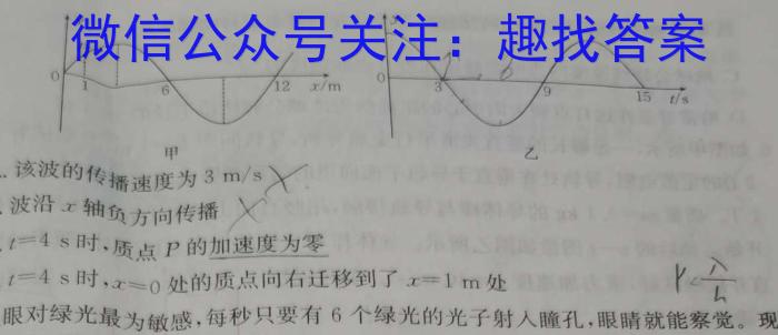 河北省保定市2024~2023学年度高二下学期5月联考(23-489B)q物理
