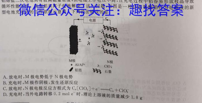 阳泉市2023年中考考前教学质量监测试题（5月）化学