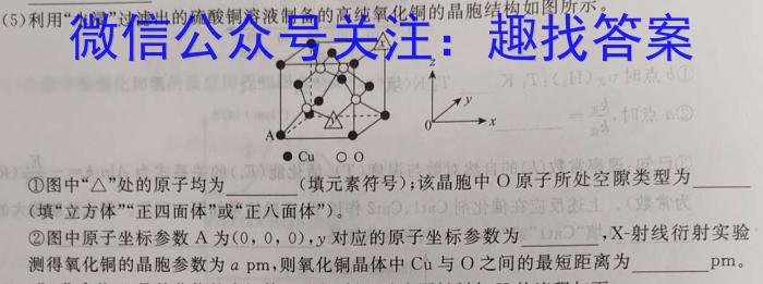 安徽省2022-2023学年九年级联盟考试（四）化学