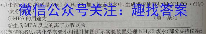 2023年湖南省普通高中学业水平考试仿真试卷(合格性考试)(第二次考试)化学