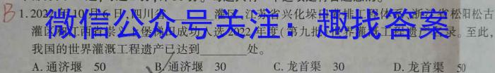 正确教育 2023年高考预测密卷二卷(新高考)地理.