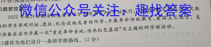 2023年普通高等学校招生全国统一考试·临门猜题卷(二)政治试卷d答案