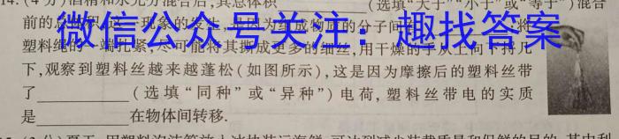 江西省吉安市重点中学六校协作体2023届五月联合考试l物理