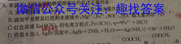 2023年陕西省初中学业水平考试冲刺卷化学