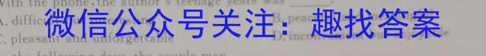 2023年安徽省中考联盟压轴卷（三个三角形）英语